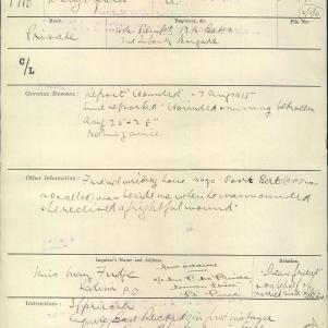 Soldier packet page