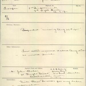 Soldier packet page