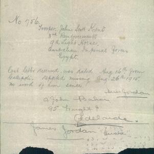 Soldier packet page