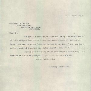 Soldier packet page
