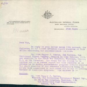 Soldier packet page