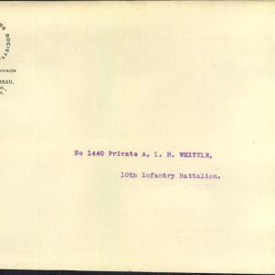 Soldier packet page