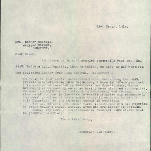 Soldier packet page