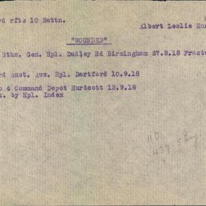 Soldier packet page
