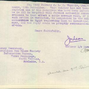 Soldier packet page