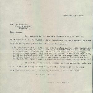 Soldier packet page