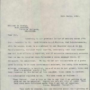Soldier packet page