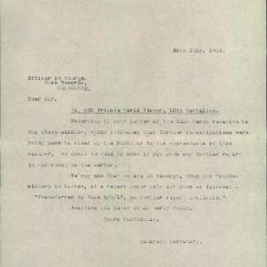 Soldier packet page