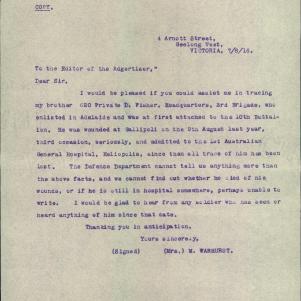 Soldier packet page