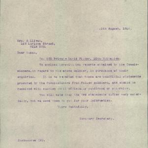 Soldier packet page