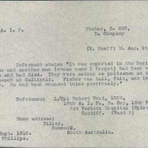 Soldier packet page