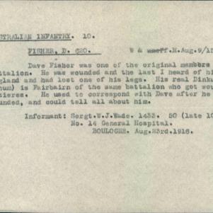 Soldier packet page