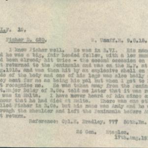 Soldier packet page