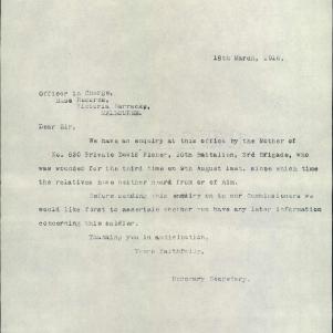 Soldier packet page