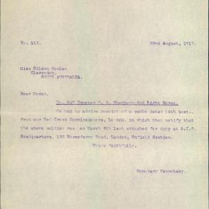 Soldier packet page