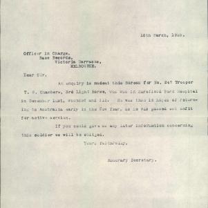 Soldier packet page