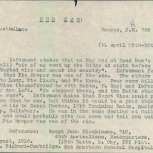 Soldier packet page