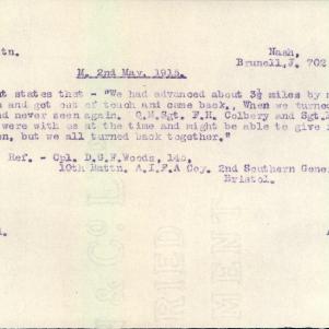 Soldier packet page