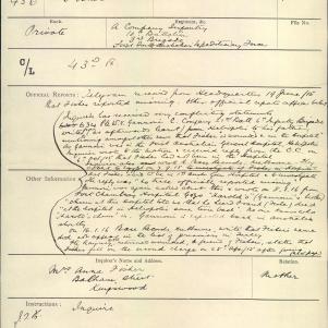 Soldier packet page