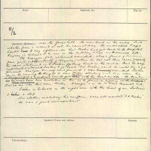 Soldier packet page