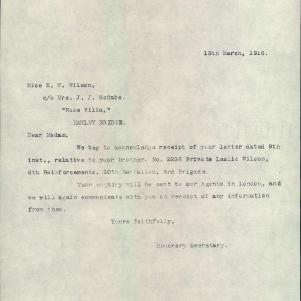 Soldier packet page