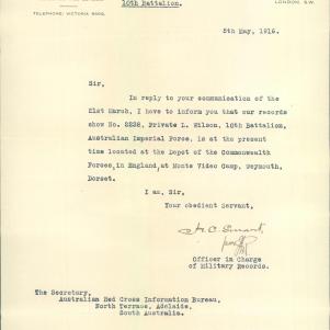Soldier packet page