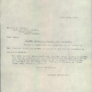 Soldier packet page