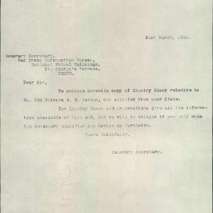 Soldier packet page
