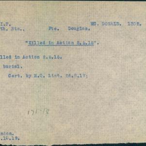 Soldier packet page