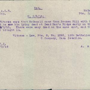 Soldier packet page