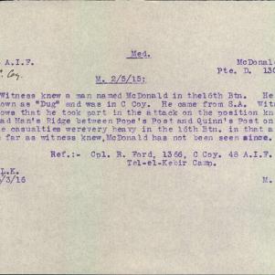 Soldier packet page