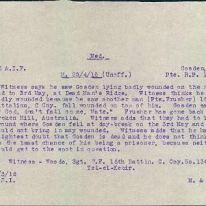 Soldier packet page