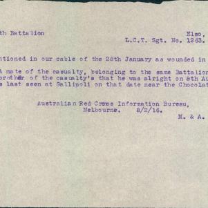 Soldier packet page