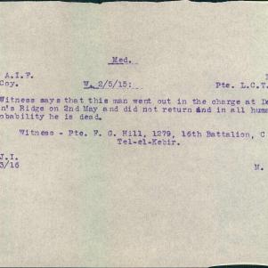Soldier packet page