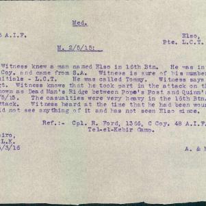 Soldier packet page