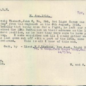 Soldier packet page