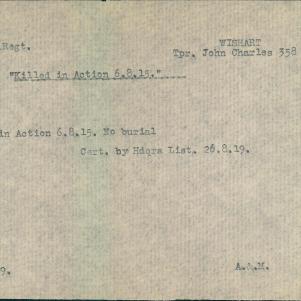 Soldier packet page