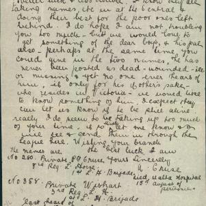 Soldier packet page