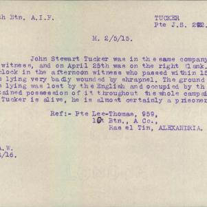 Soldier packet page