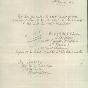 Soldier packet page