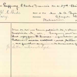 Soldier packet page