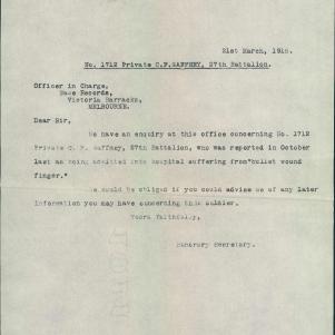 Soldier packet page
