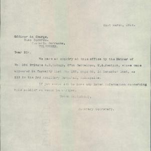 Soldier packet page