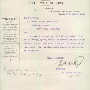 Soldier packet page