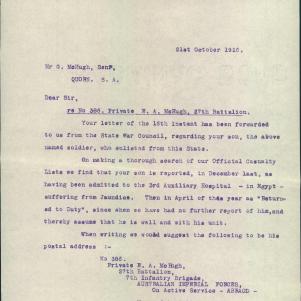 Soldier packet page