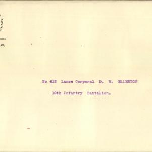 Soldier packet page