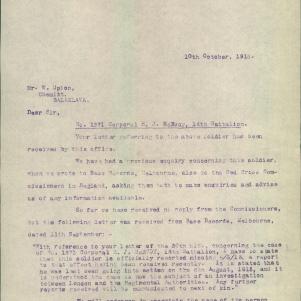 Soldier packet page