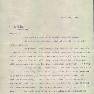 Soldier packet page