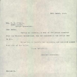 Soldier packet page