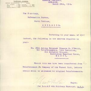 Soldier packet page